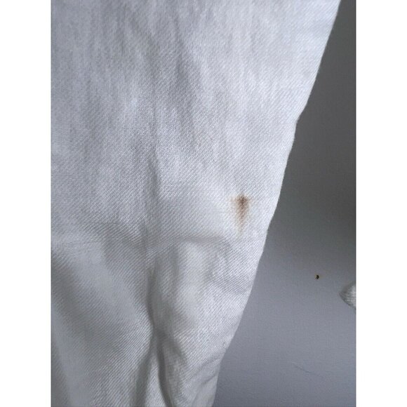 Zara Girls White Long Sleeve Button Down Shirt Eyelashes Size 13/14 - Picture 3 of 10